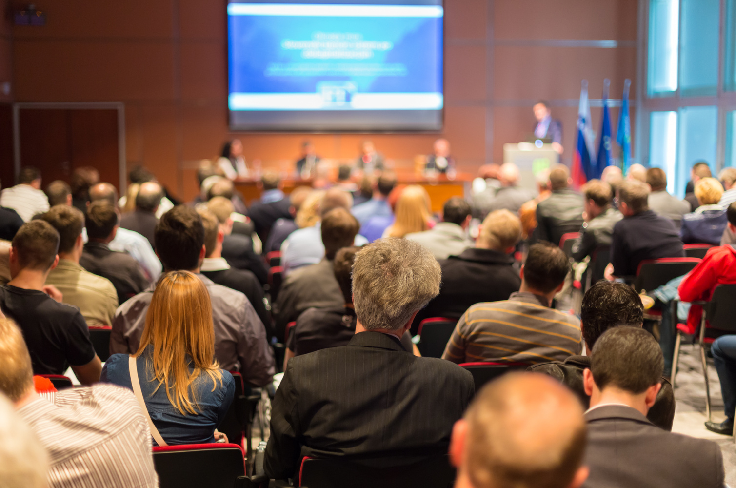 Audience at the Conference Hall